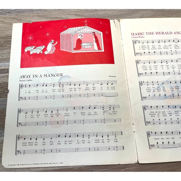 1965 General Motors GM Employee Christmas Carol Songbook Vintage Ephemera - Picture 2 of 7